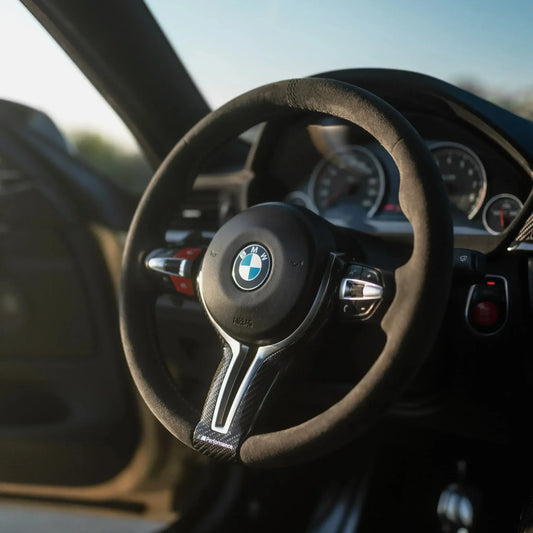 BMW F Chassis CS Style Carbon Steering Wheel